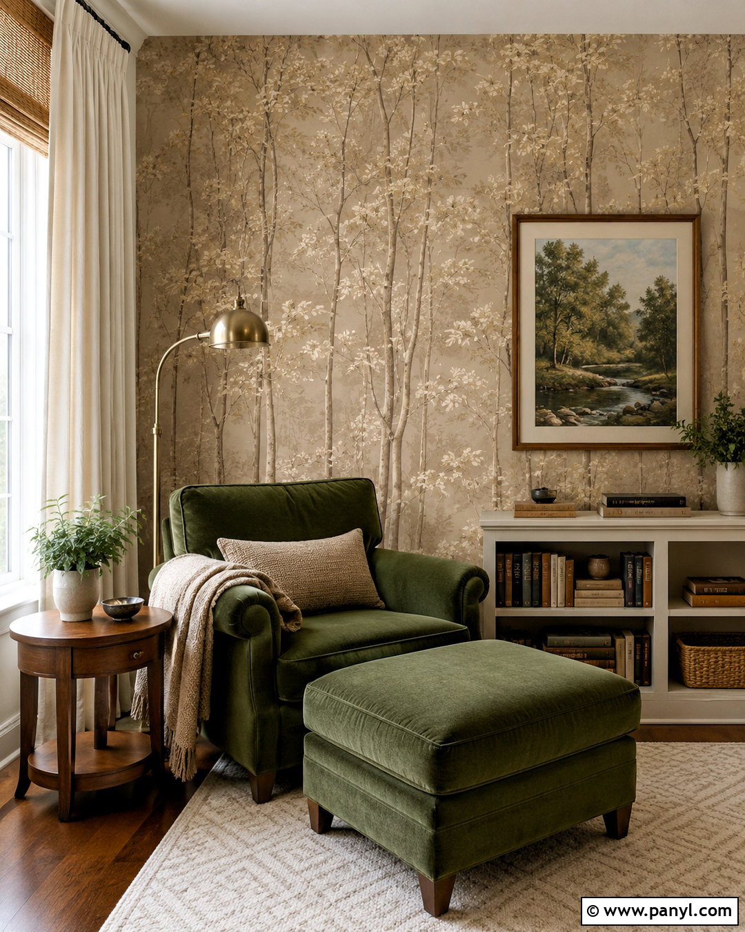 Light Tan Tree Wallpaper Reading Room - 20 light tan wallpaper ideas