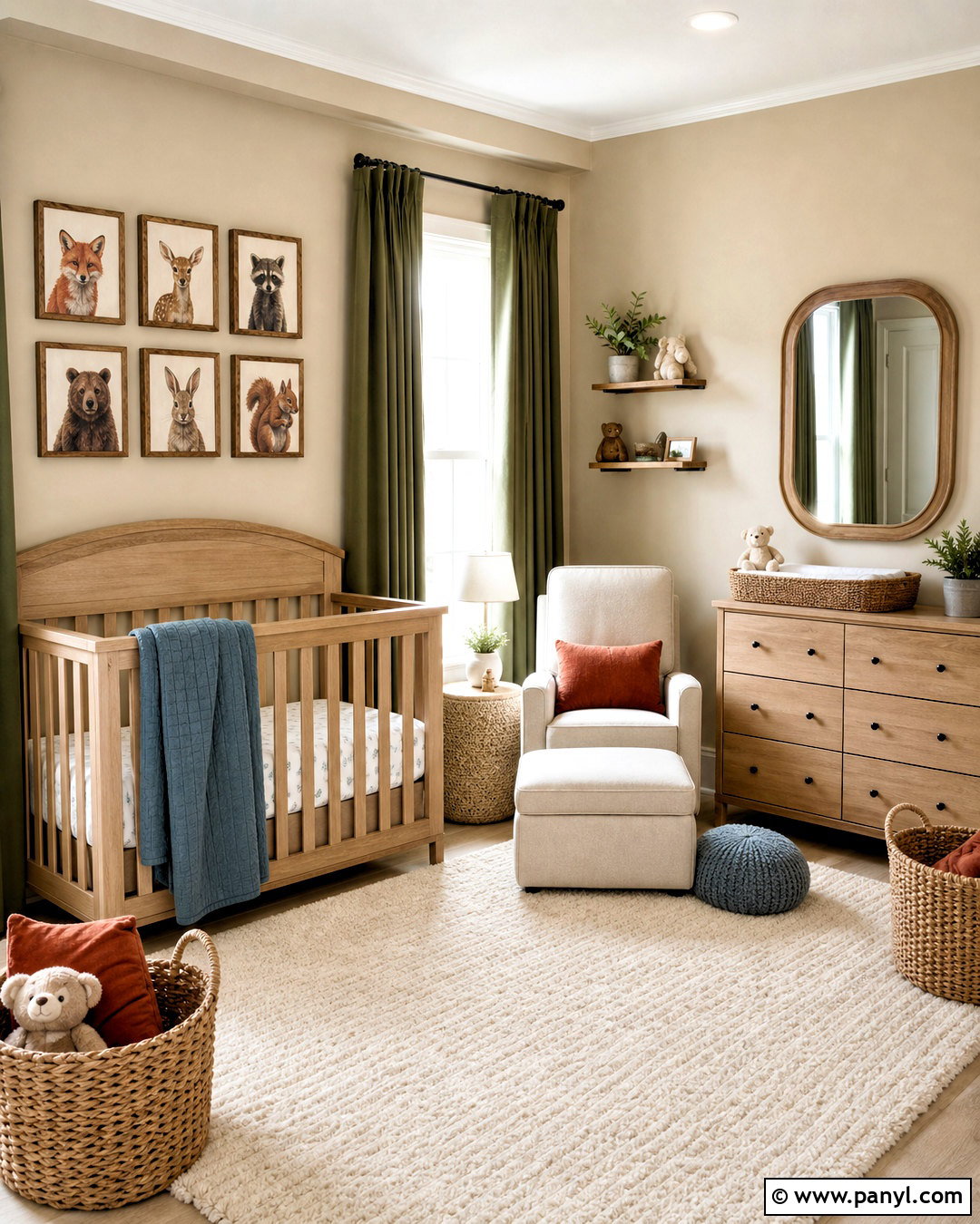 Light Tan Walls In A Nursery - 20 tan walls