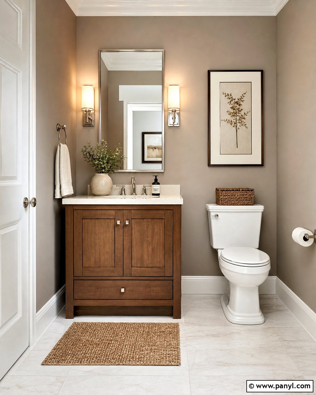 Light Taupe Half Bath - 20 half bath paint colors