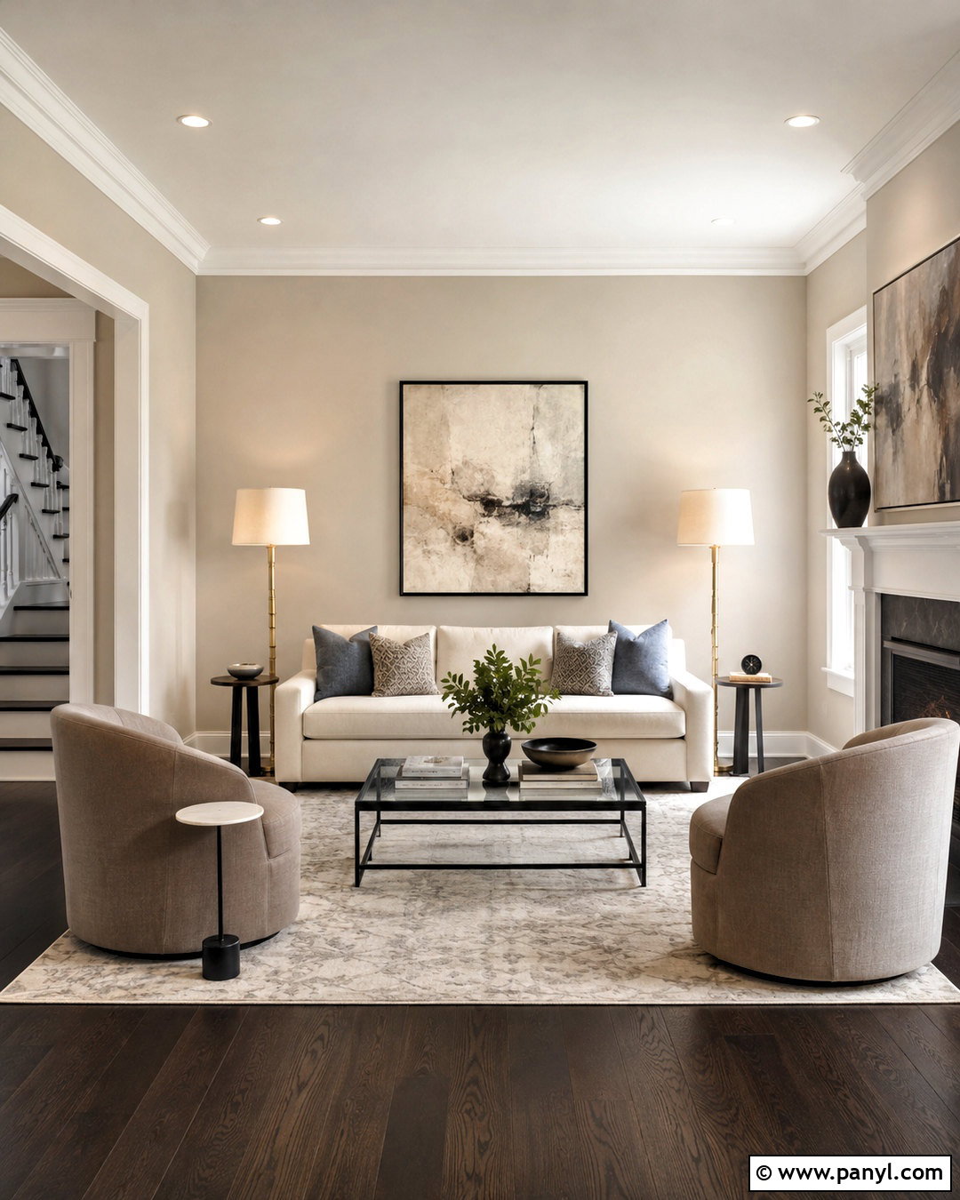 Light Taupe Walls With Dark Wood Floors - 35 wall colors for dark wood floors