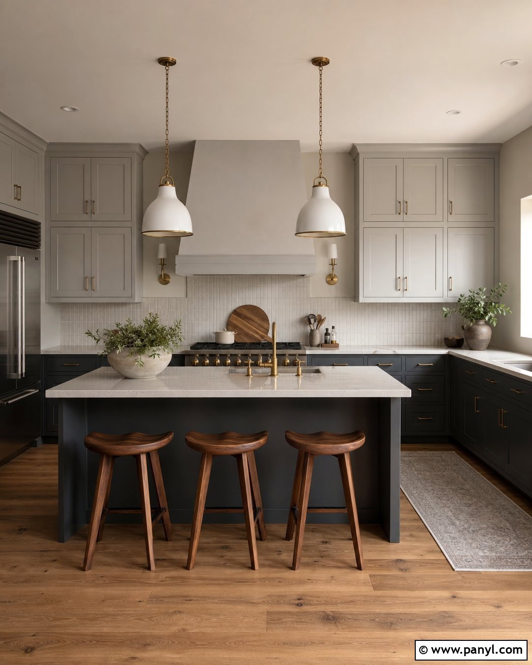 Light Taupe Walls With Gray Kitchen Cabinets - 30 Gray Kitchen Cabinets Wall Color Ideas