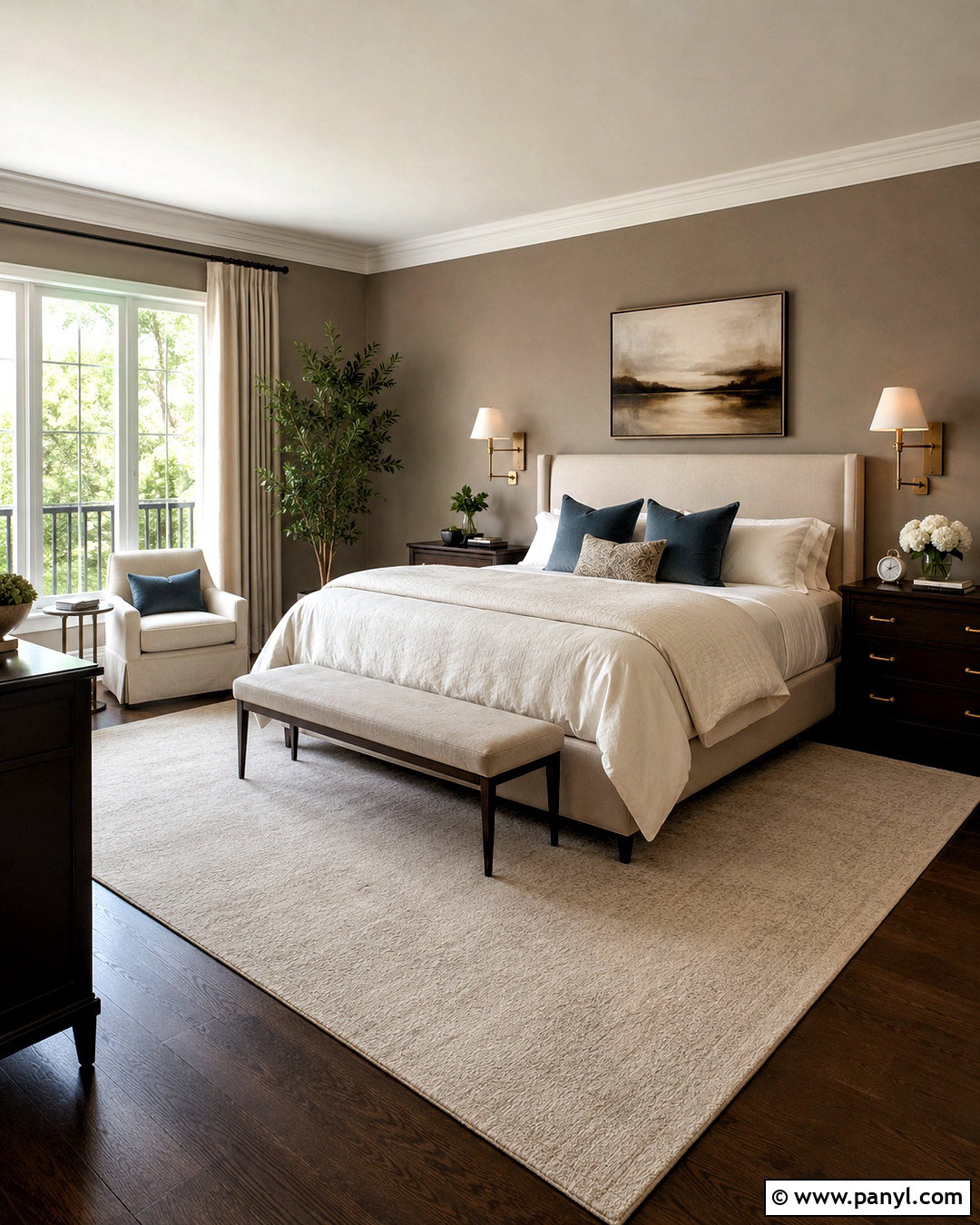 Light Taupe Walls - 20 Wall Colors To Match Dark Wood Floors