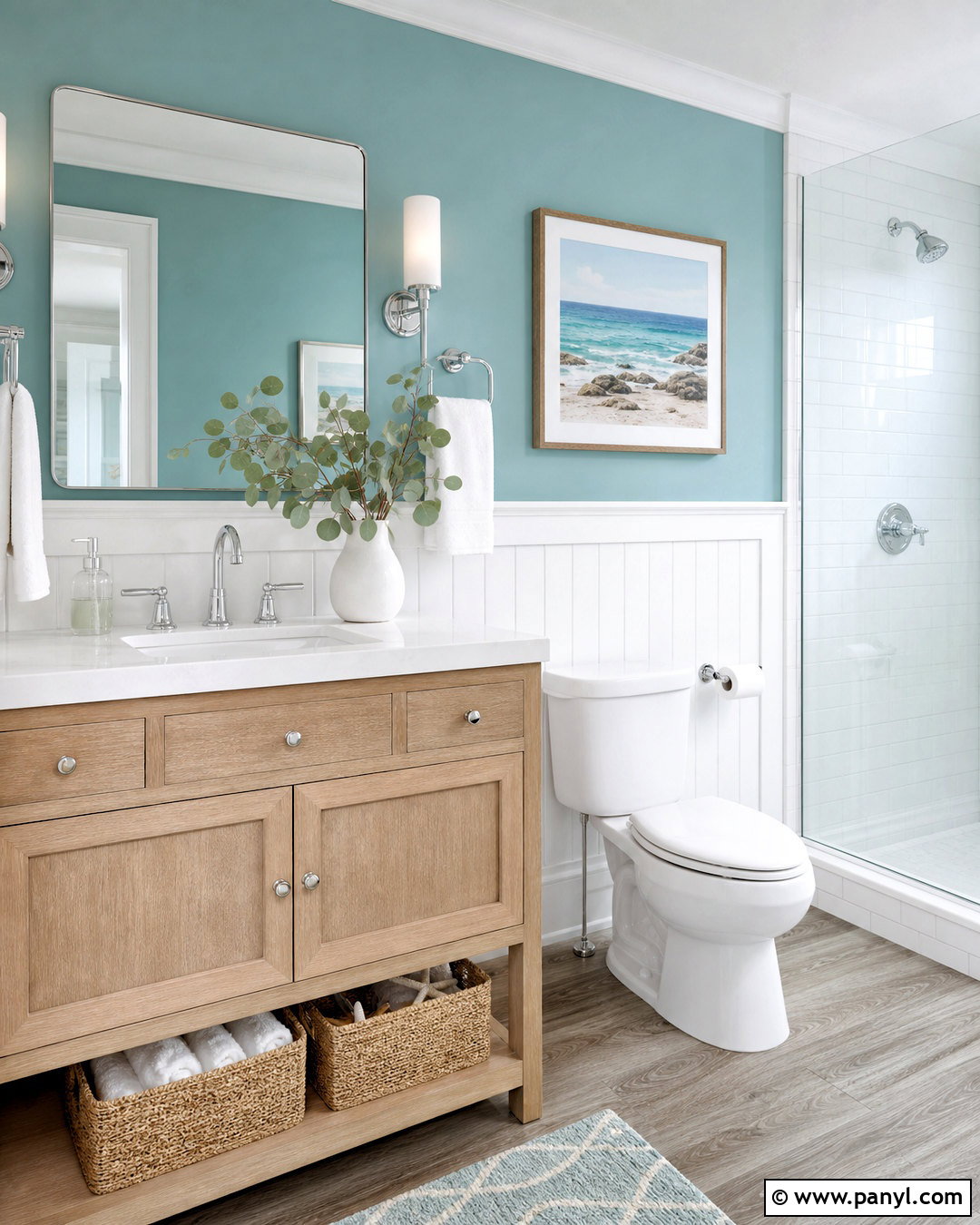 Light Teal Bathroom Walls - 20 teal walls