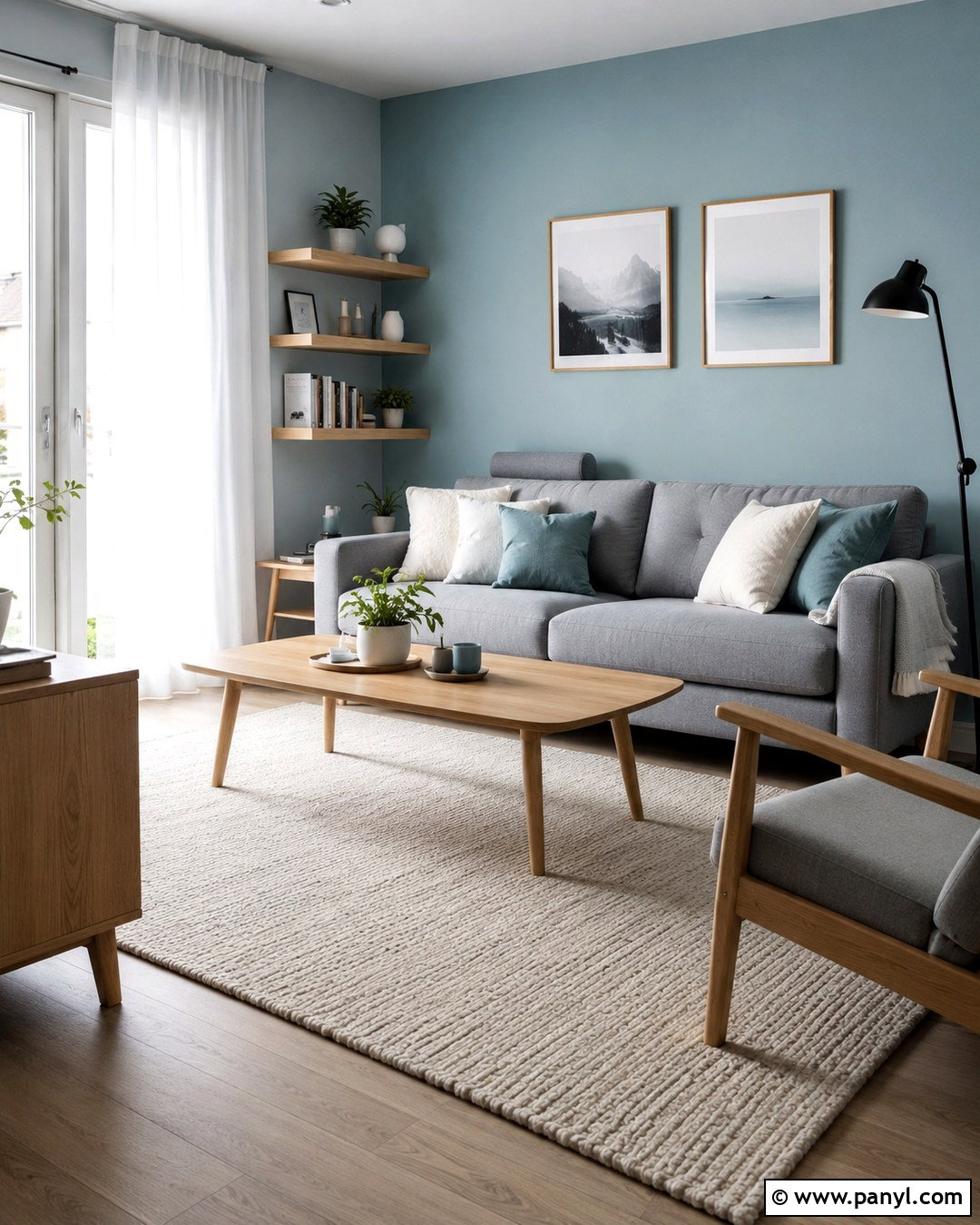 Light Teal Walls With Grey Sofa - 20 Teal Walls Grey Sofa Ideas