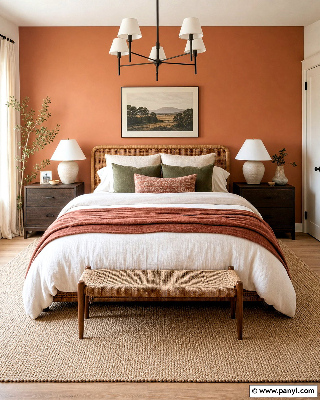 Light Terracotta Bedroom Accent Wall - 20 accent wall light color ideas