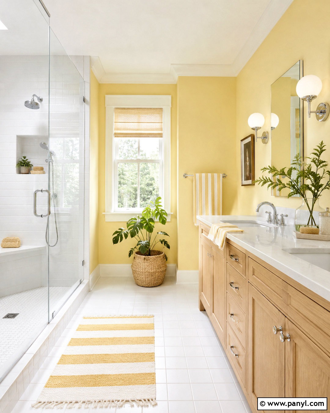 Light Yellow And White Bathroom - 20 light yellow bathroom ideas