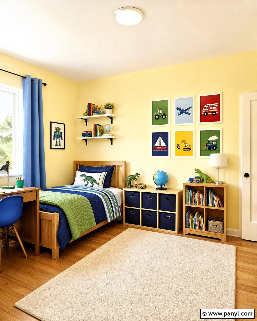 Light Yellow Bedroom Walls In A Kids Room - 20 light yellow bedroom walls
