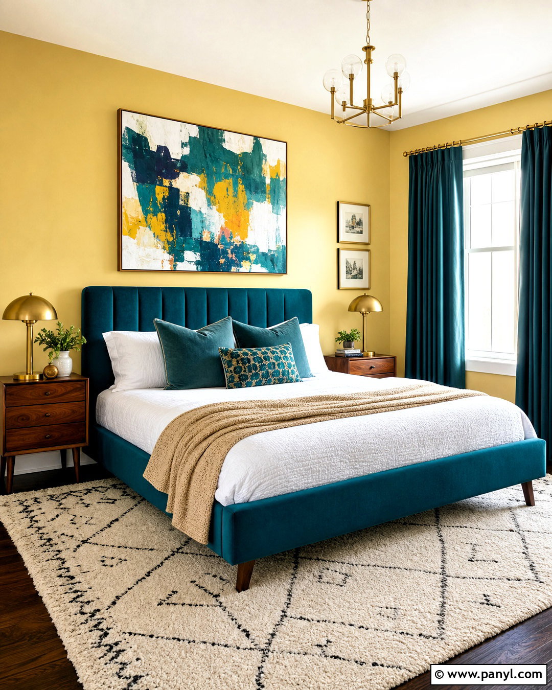 Light Yellow Bedroom Walls With Teal - 20 light yellow bedroom walls