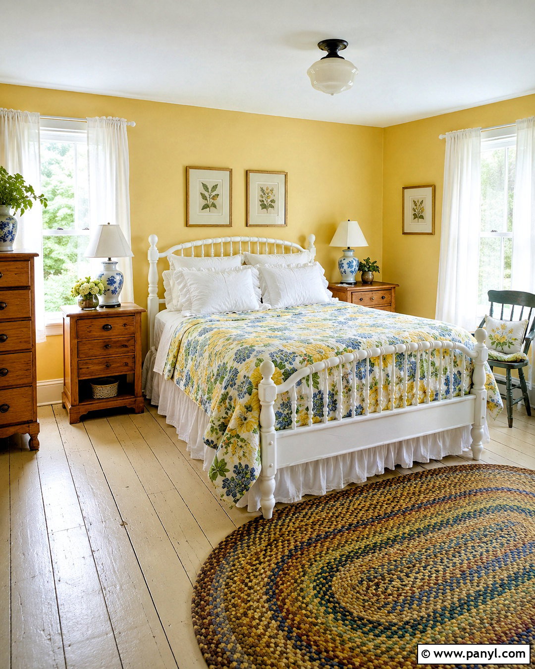 Light Yellow Cottage Bedroom - 20 light yellow bedrooms