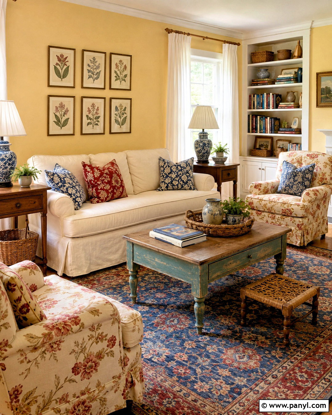 Light Yellow Cottage Room - 40 light yellow walls