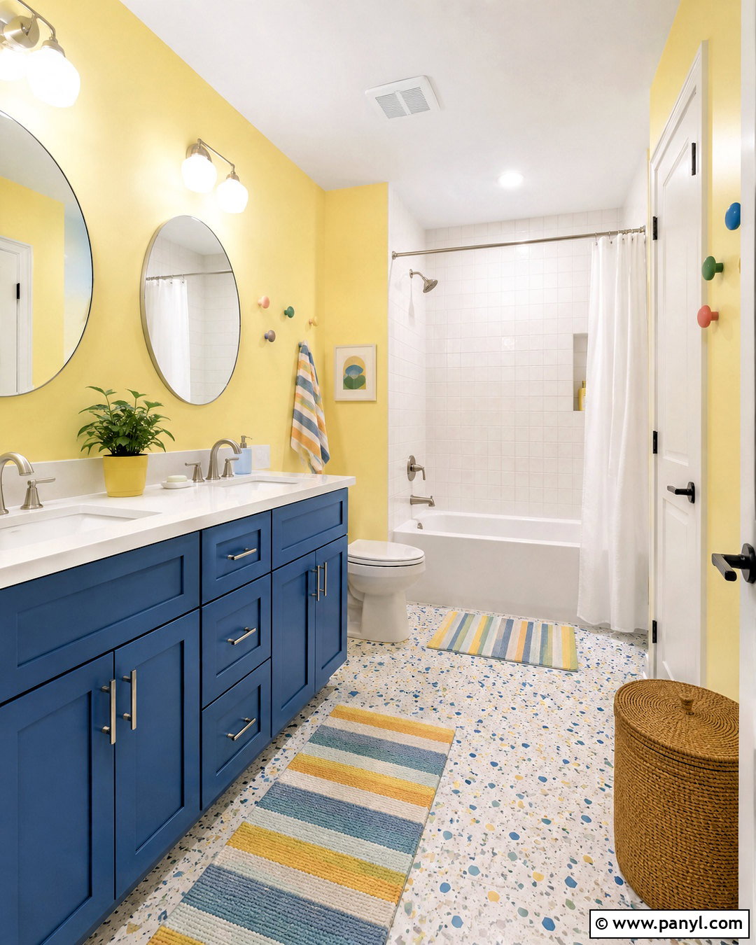 Light Yellow Kids Bathroom - 20 light yellow bathroom ideas