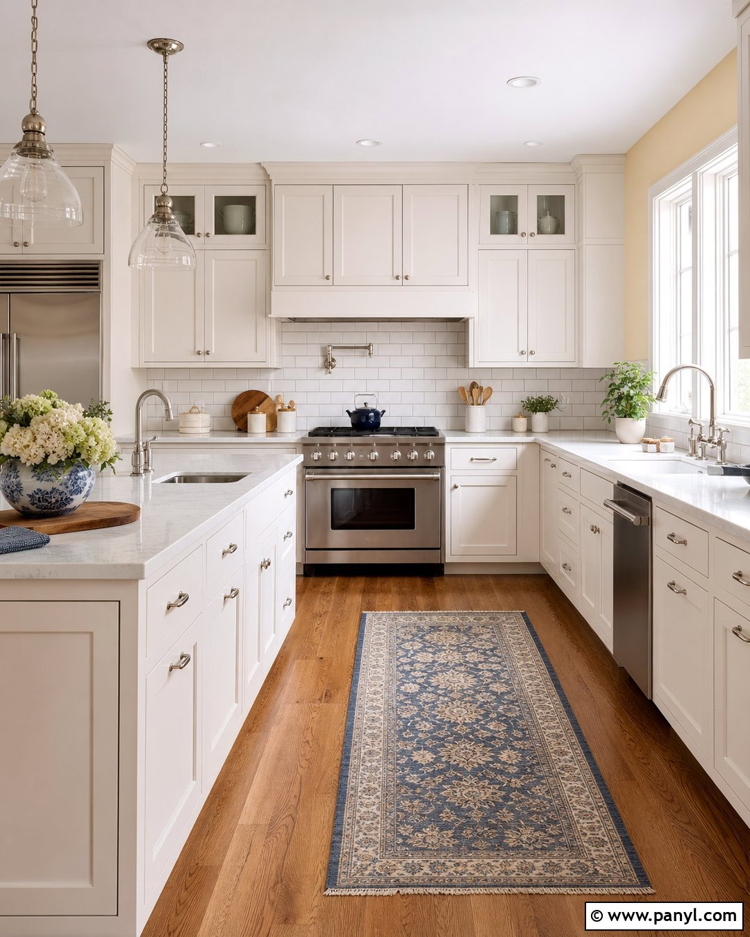 Light Yellow Kitchen Walls With White Subway Tile - 35 Light Yellow Kitchen Walls