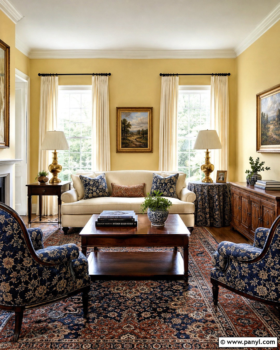 Light Yellow Traditional Room - 40 light yellow walls