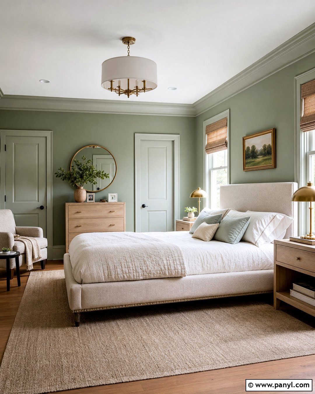 Lighter Trim In The Same Color Family - 35 Baseboards And Trim Color Ideas