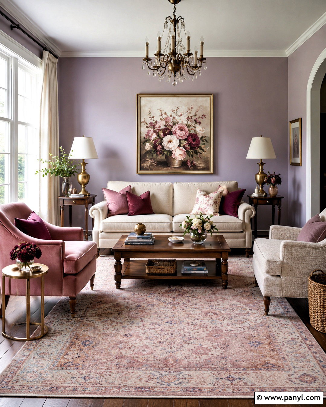 Lilac And Blush Pink Living Room - 20 lilac living room ideas