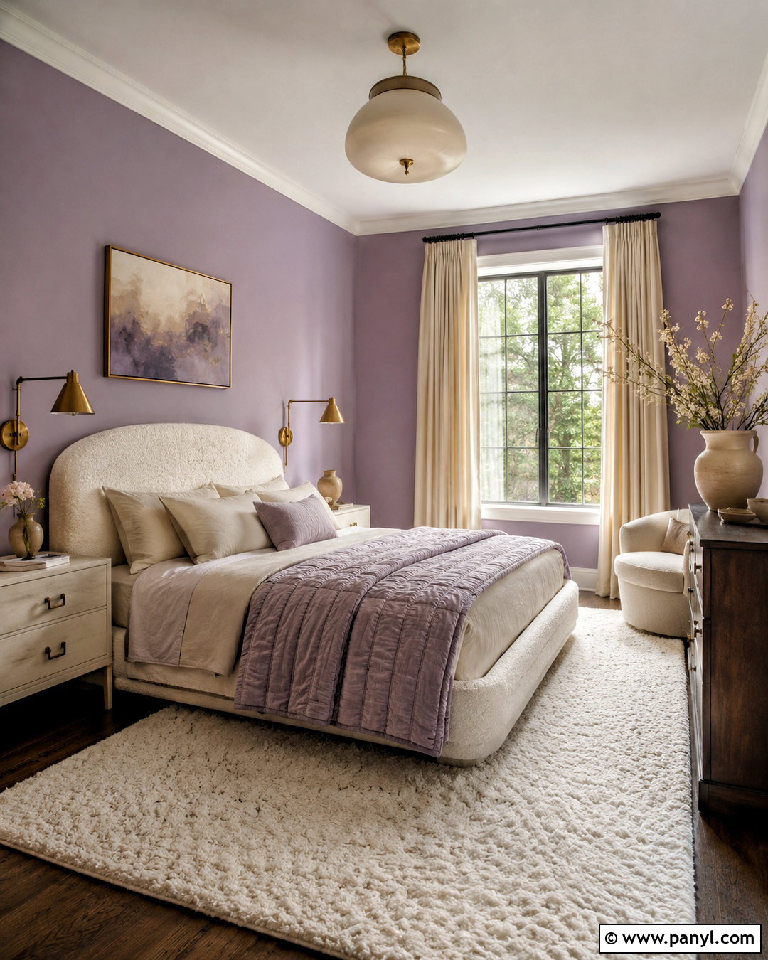 Lilac And Cream Bedroom - 20 lilac bedroom ideas
