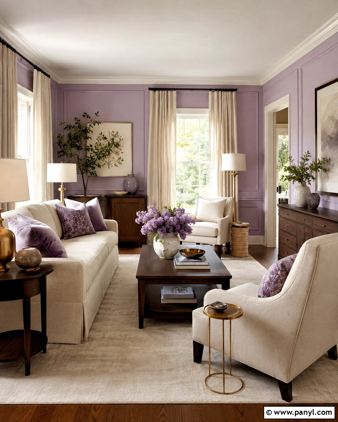 Lilac And Cream Living Room - 20 lilac living room ideas