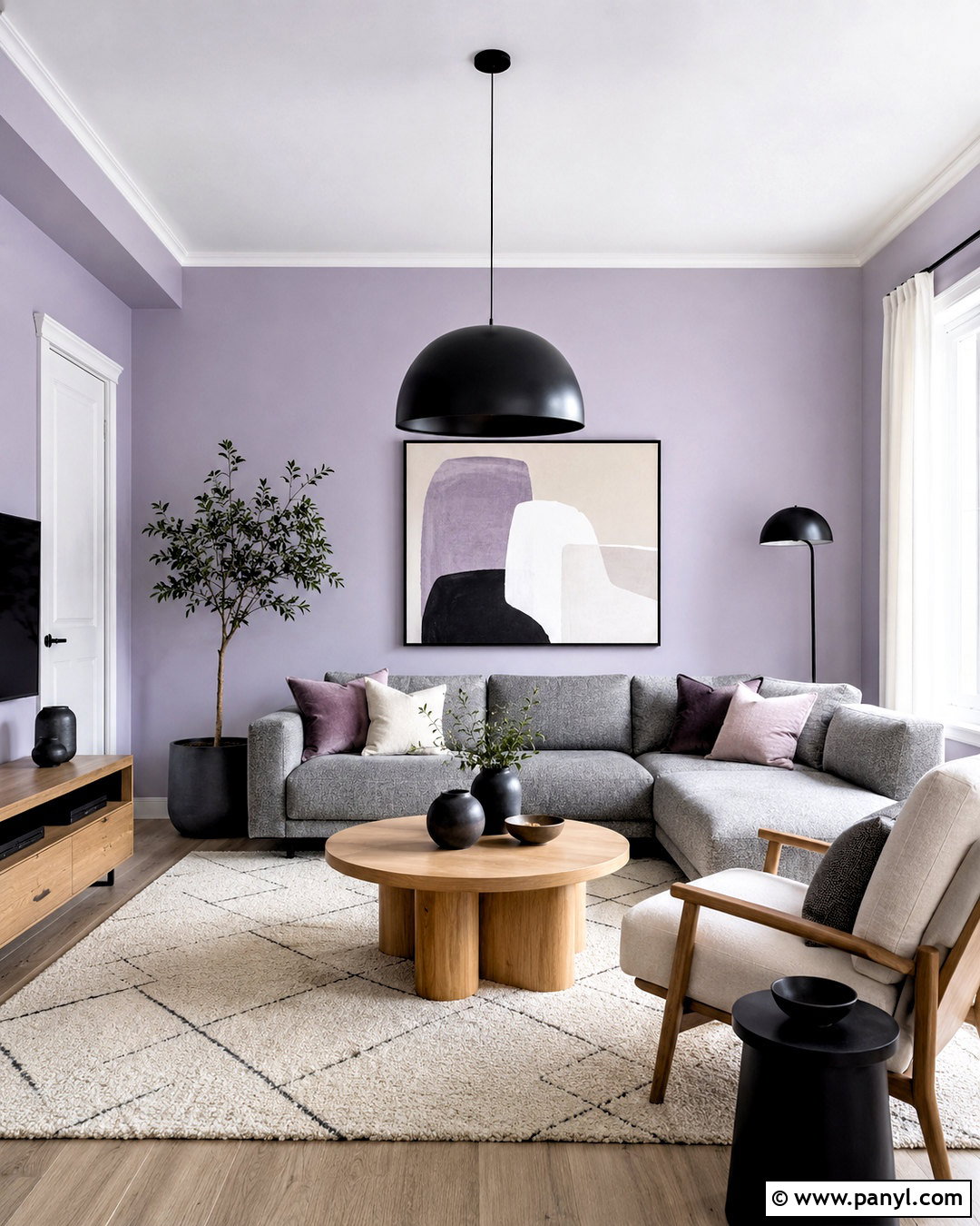 Lilac And Gray Living Room - 20 lilac living room ideas