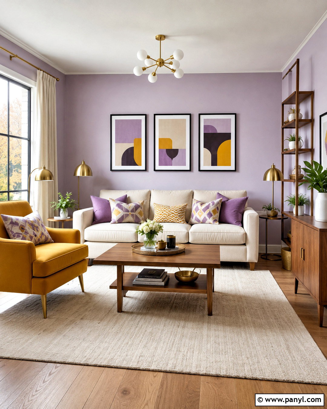 20 Lilac Living Room Ideas for Calm, Contemporary Homes