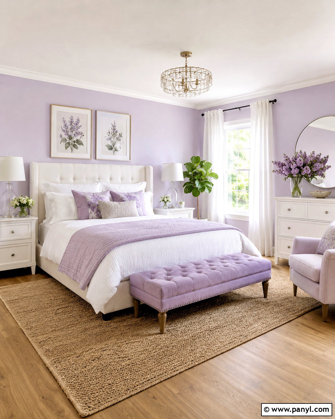 Lilac And White Bedroom - 20 lilac bedroom ideas