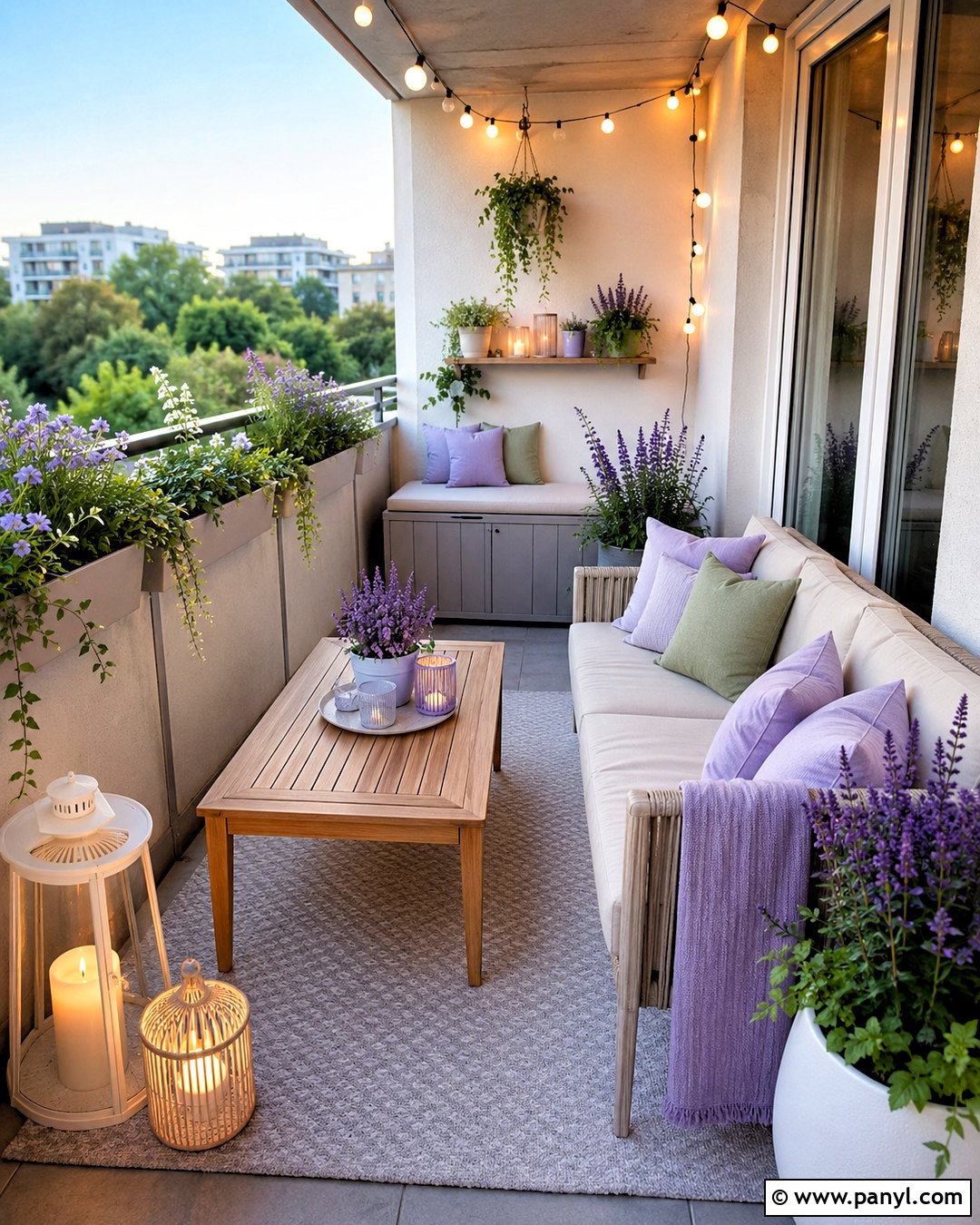 Lilac Balcony Decor - 20 lilac decor ideas