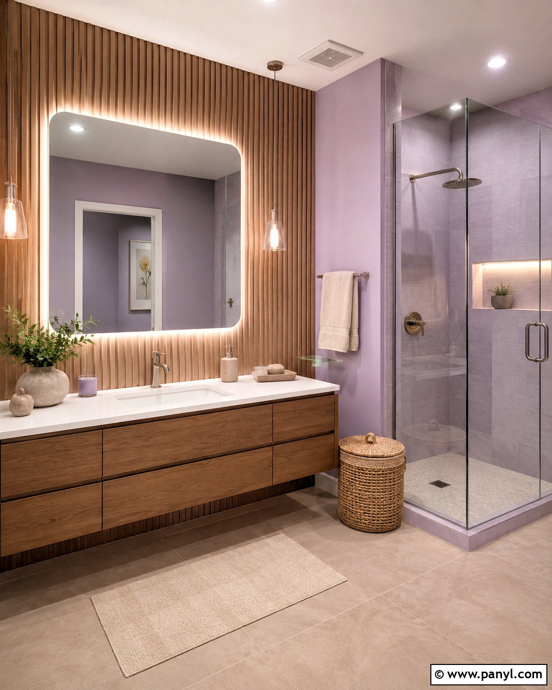 20 Lilac Bathroom Ideas for a Calm, Serene Spa-Like Retreat