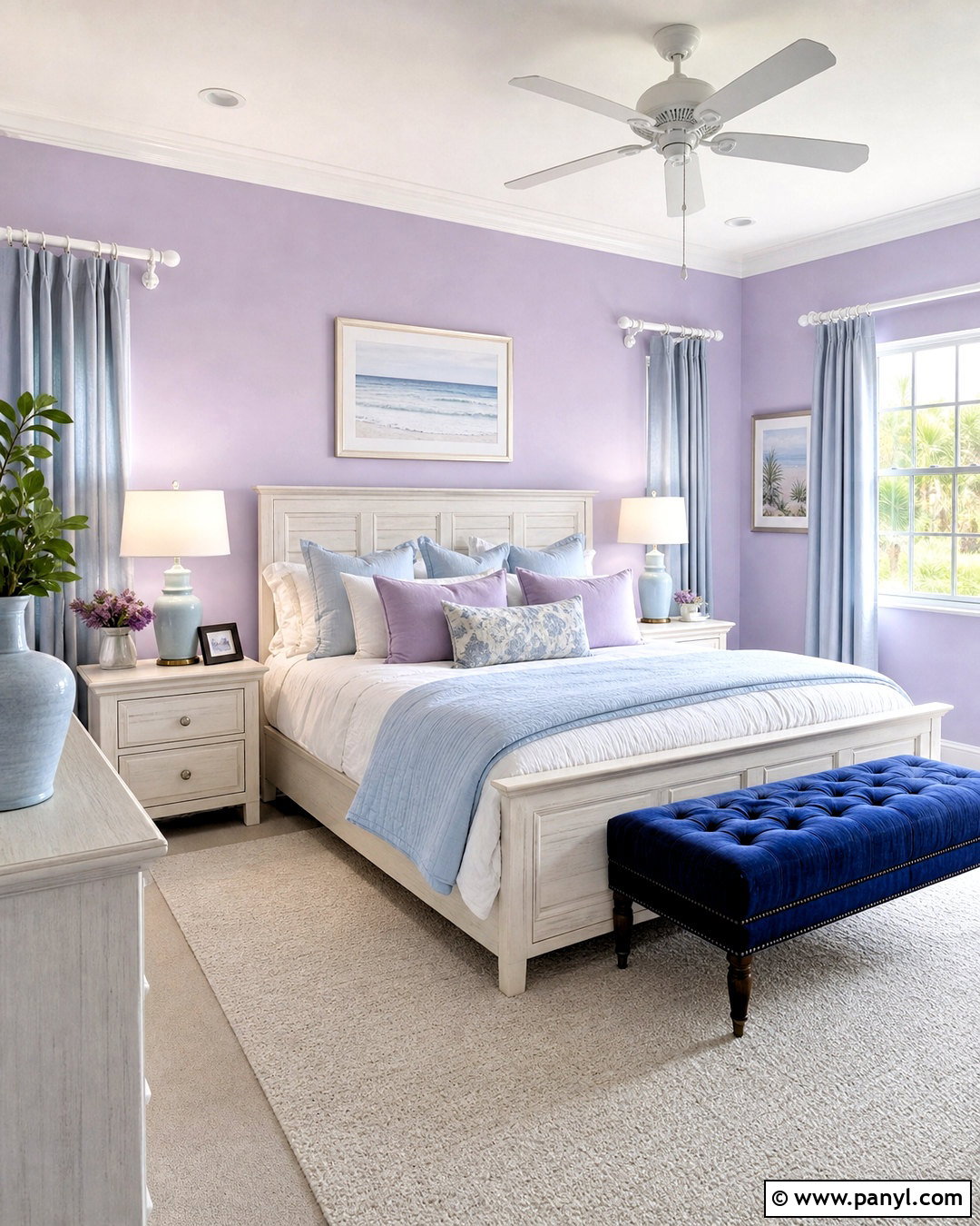 Lilac Bedroom Walls With Light Blue - 20 lilac bedroom walls