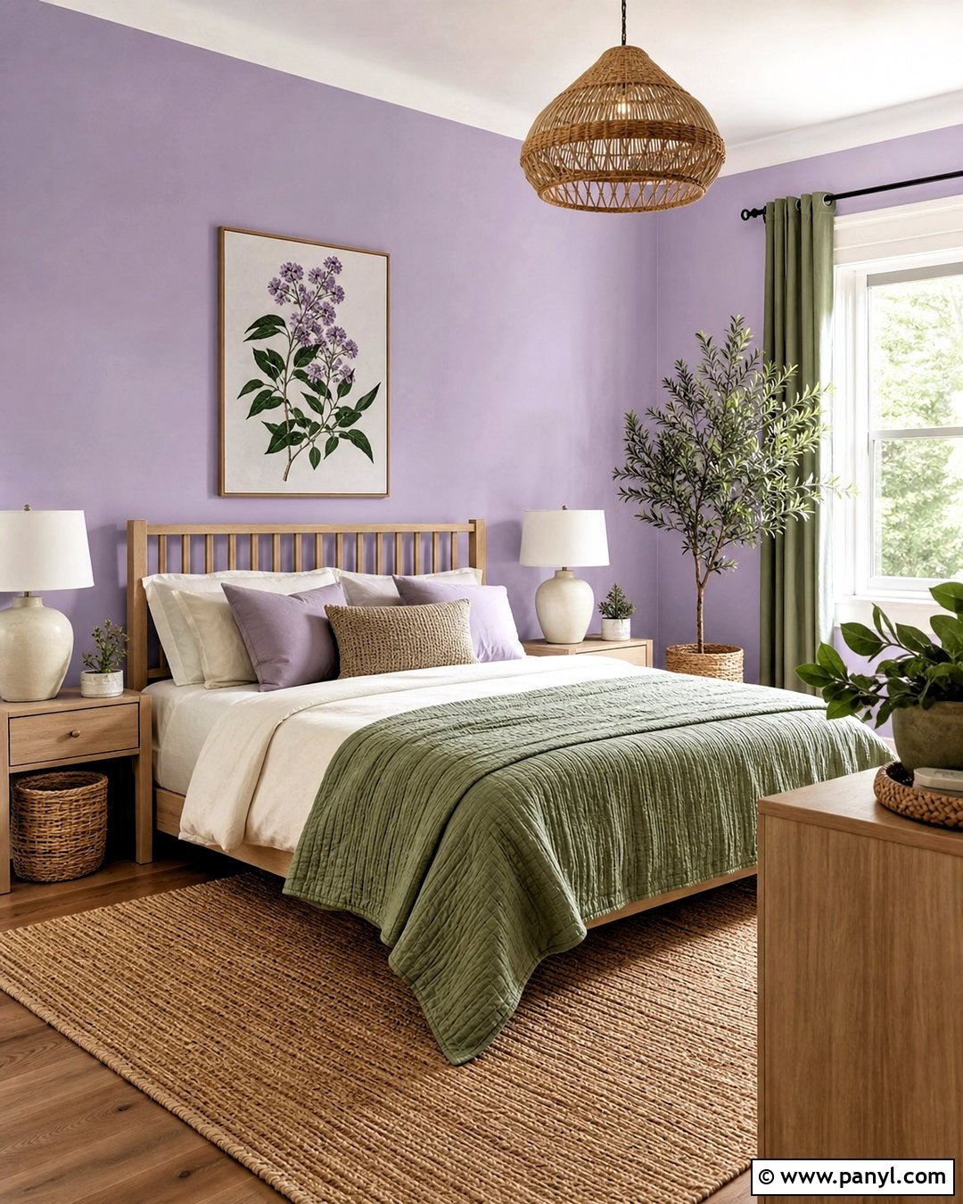 Lilac Bedroom Walls With Sage Green - 20 lilac bedroom walls