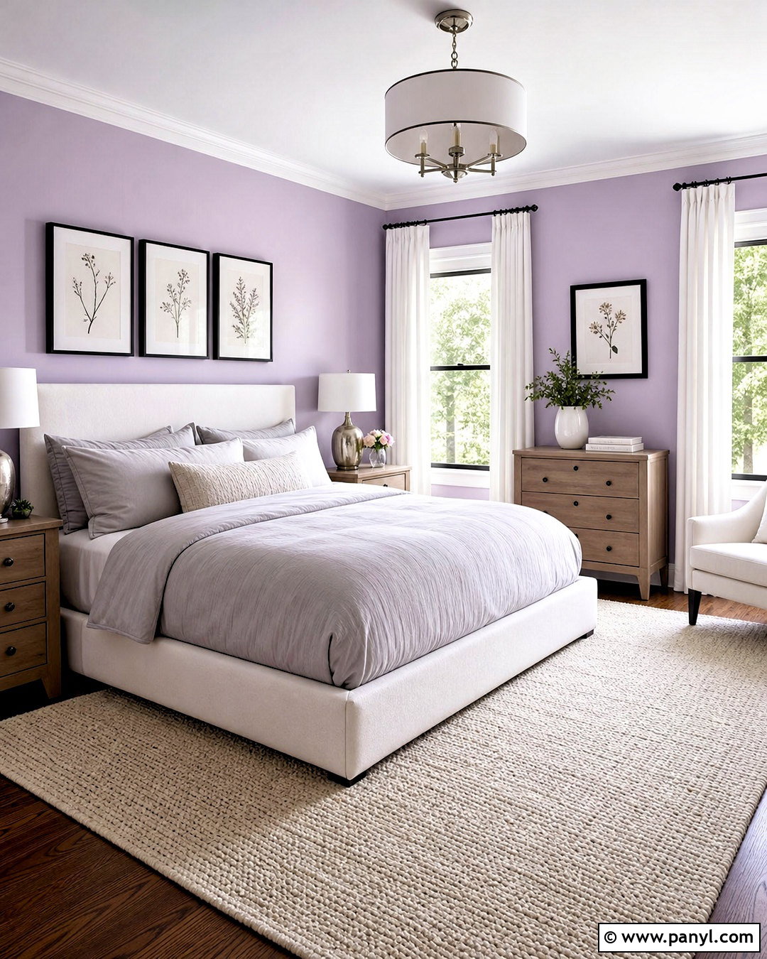 Lilac Bedroom Walls With White Trim - 20 lilac bedroom walls