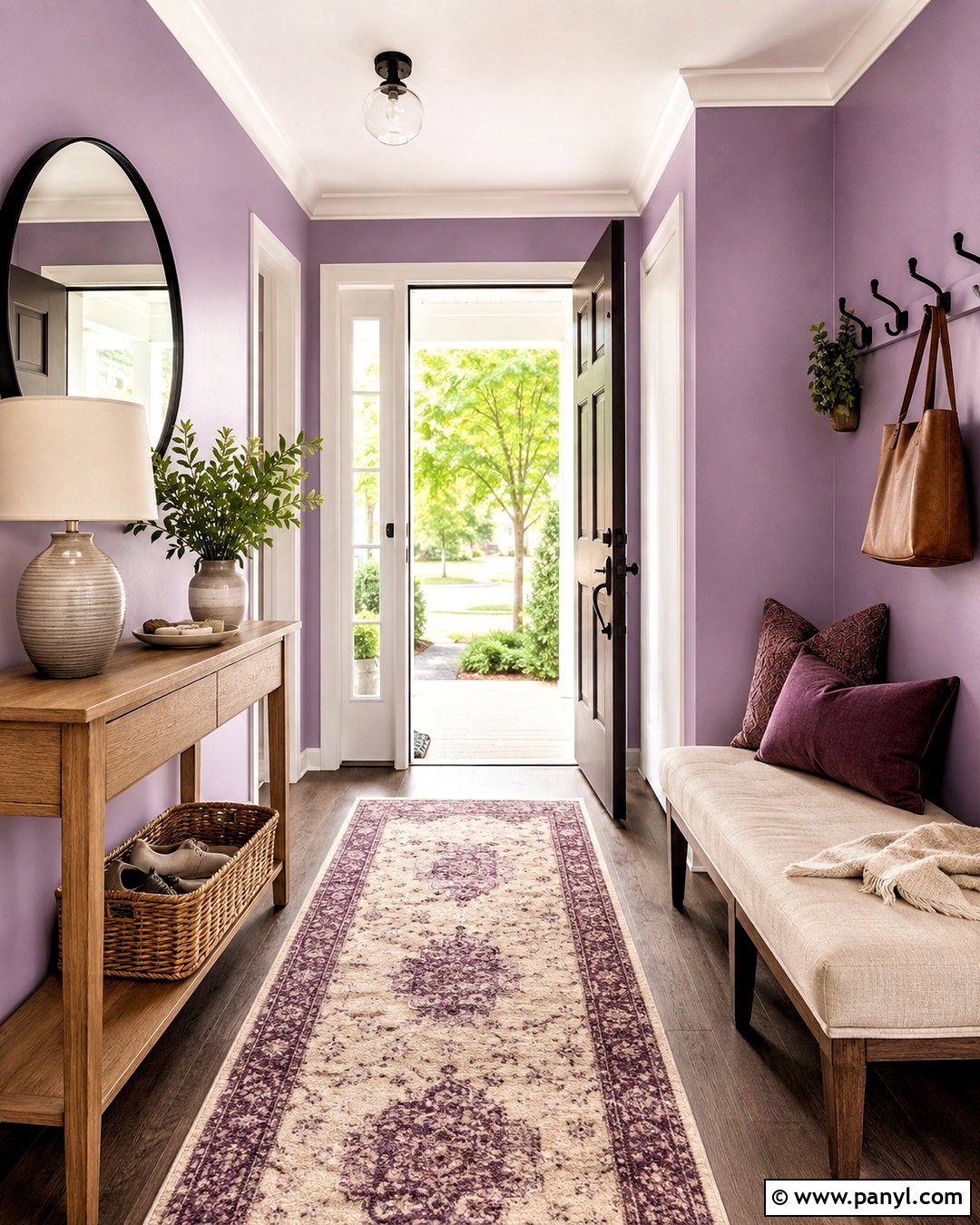 Lilac Entryway - 20 lilac decor ideas