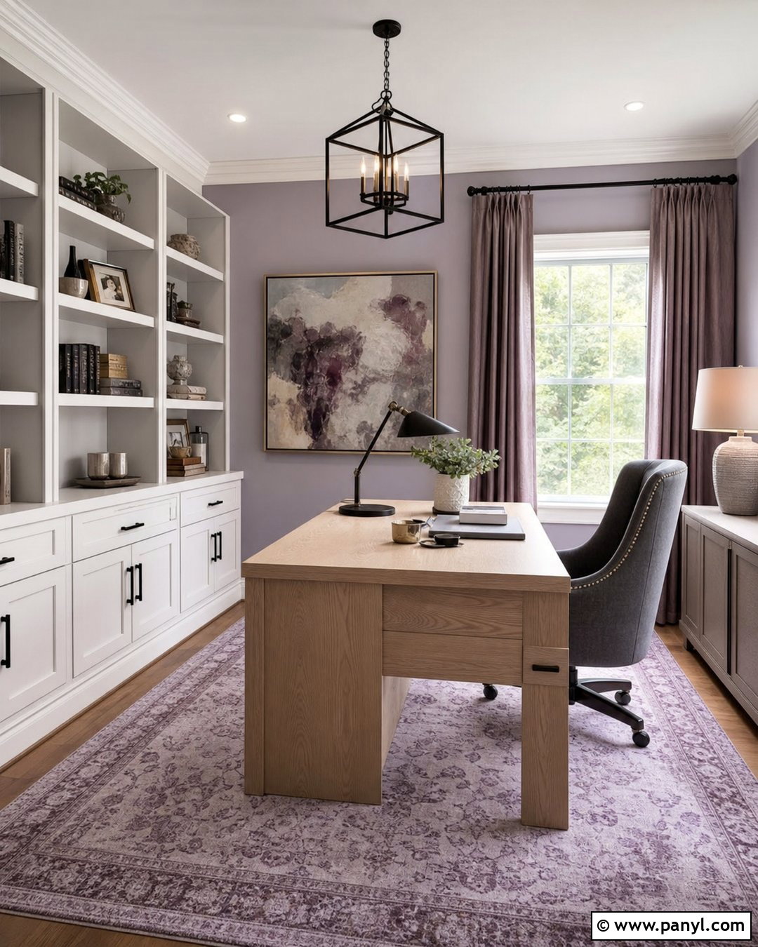 Lilac Gray Walls - 35 light wall colors