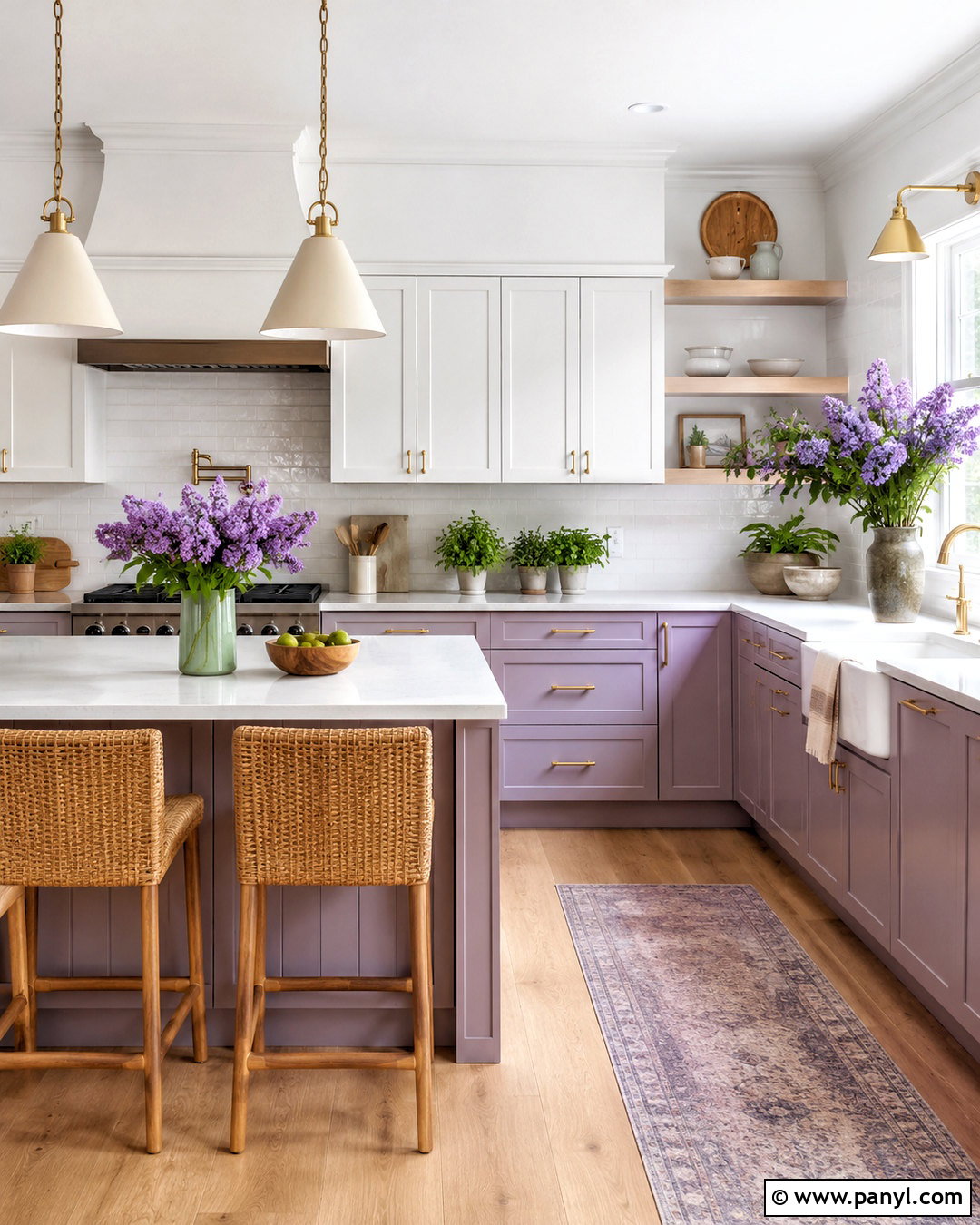 Lilac Kitchen Cabinets - 20 lilac decor ideas