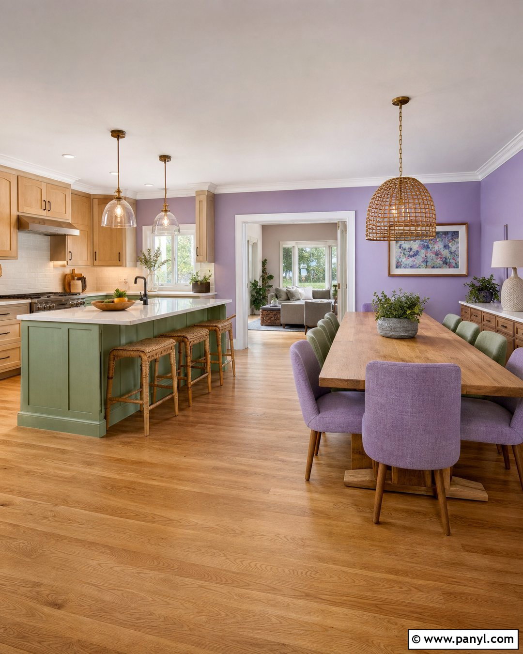 25 Lilac Kitchen Walls for a Fresh, Charming Cooking Space