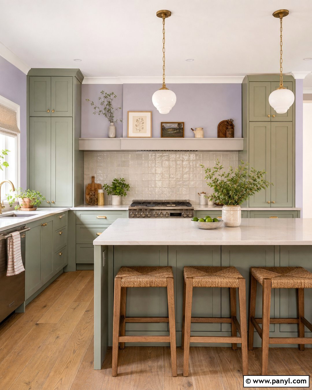 Lilac Kitchen Walls With Sage Green Cabinets - 25 lilac kitchen walls