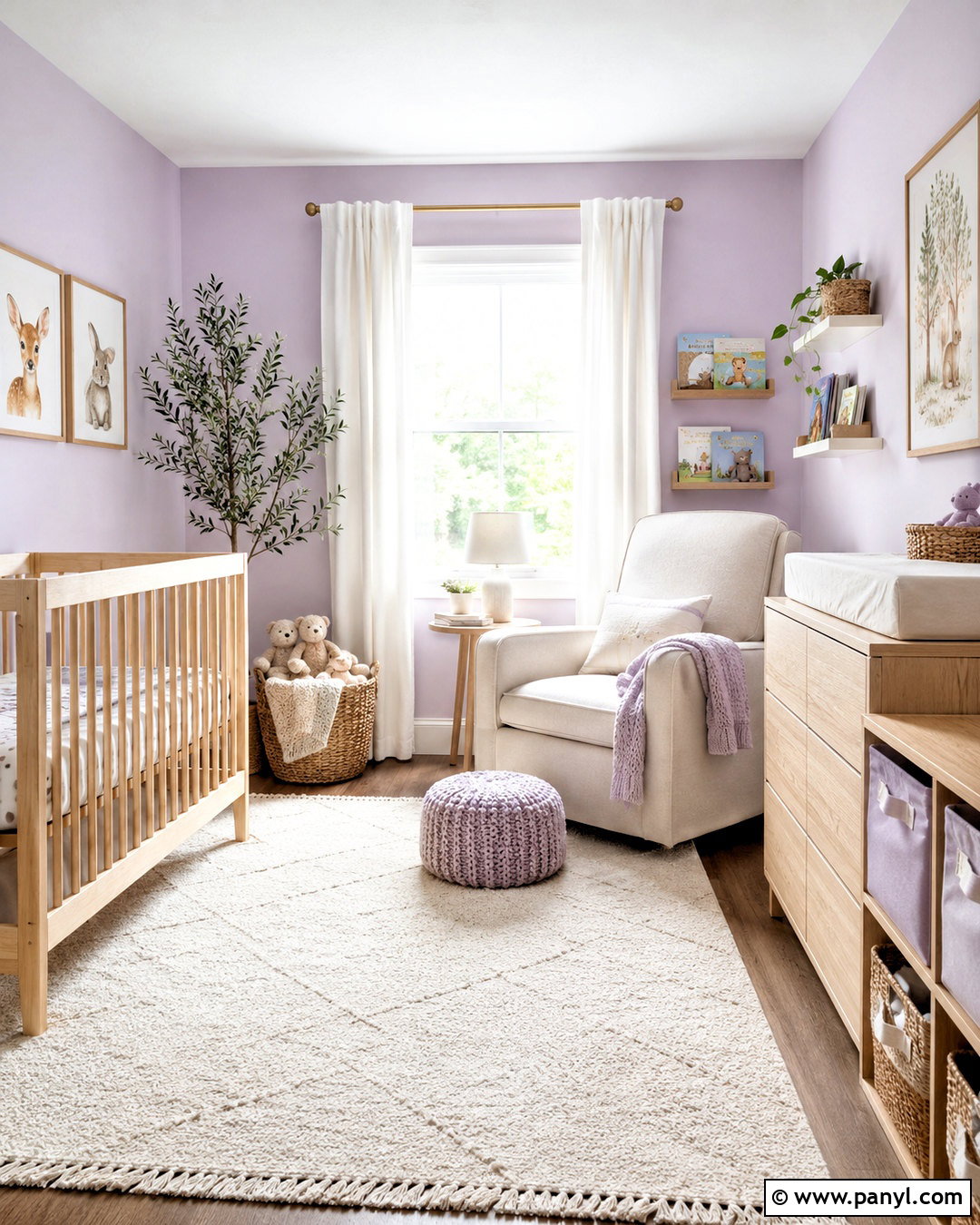 Lilac Nursery - 20 lilac decor ideas