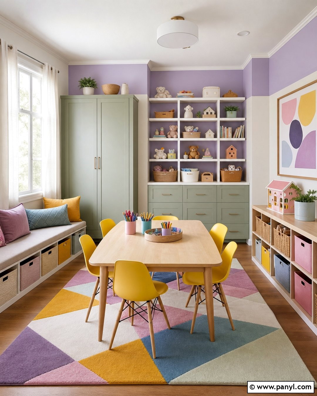 Lilac Playroom Wall Color - 35 playroom wall colors