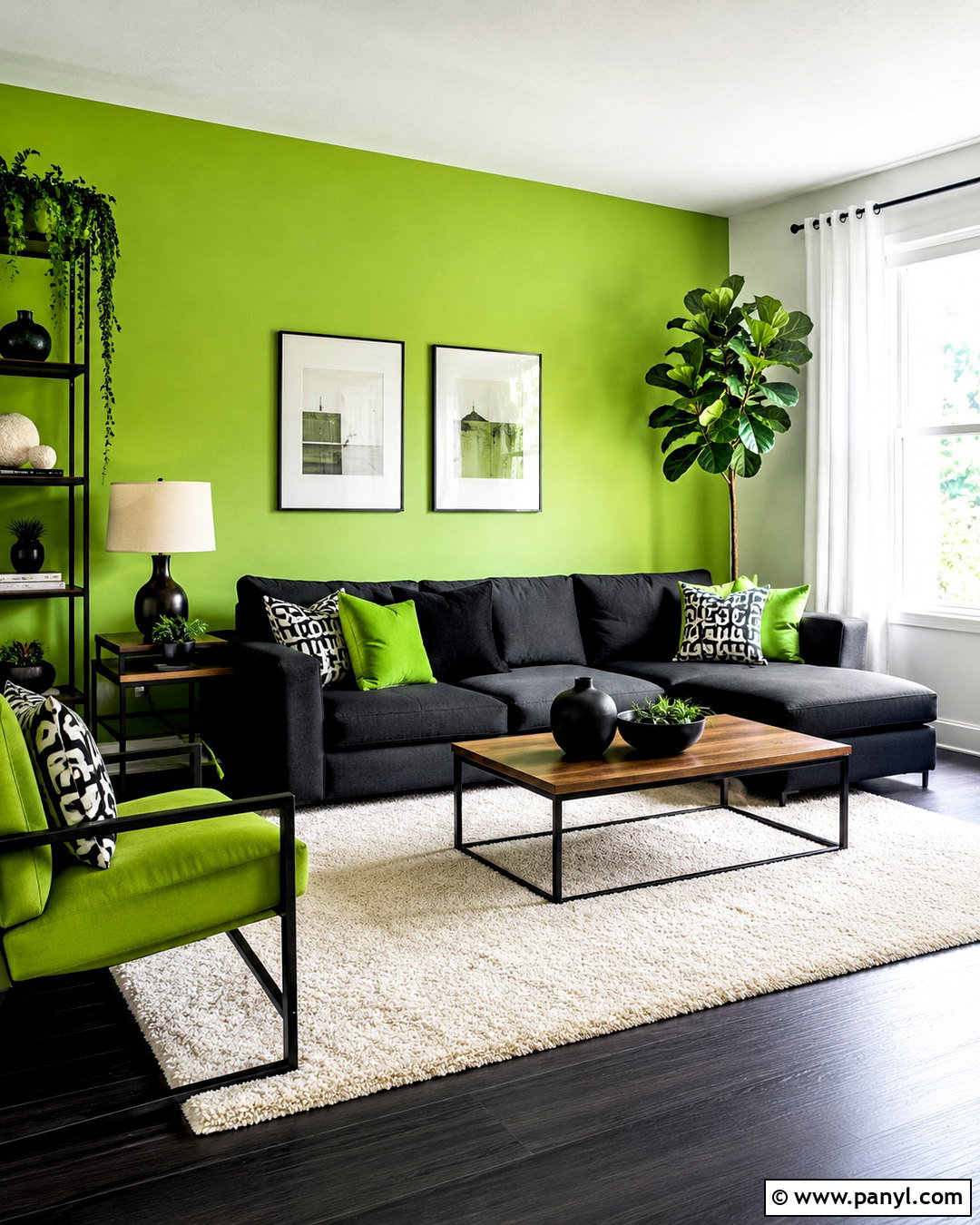 Lime Green And Black - 20 lime green color combinations