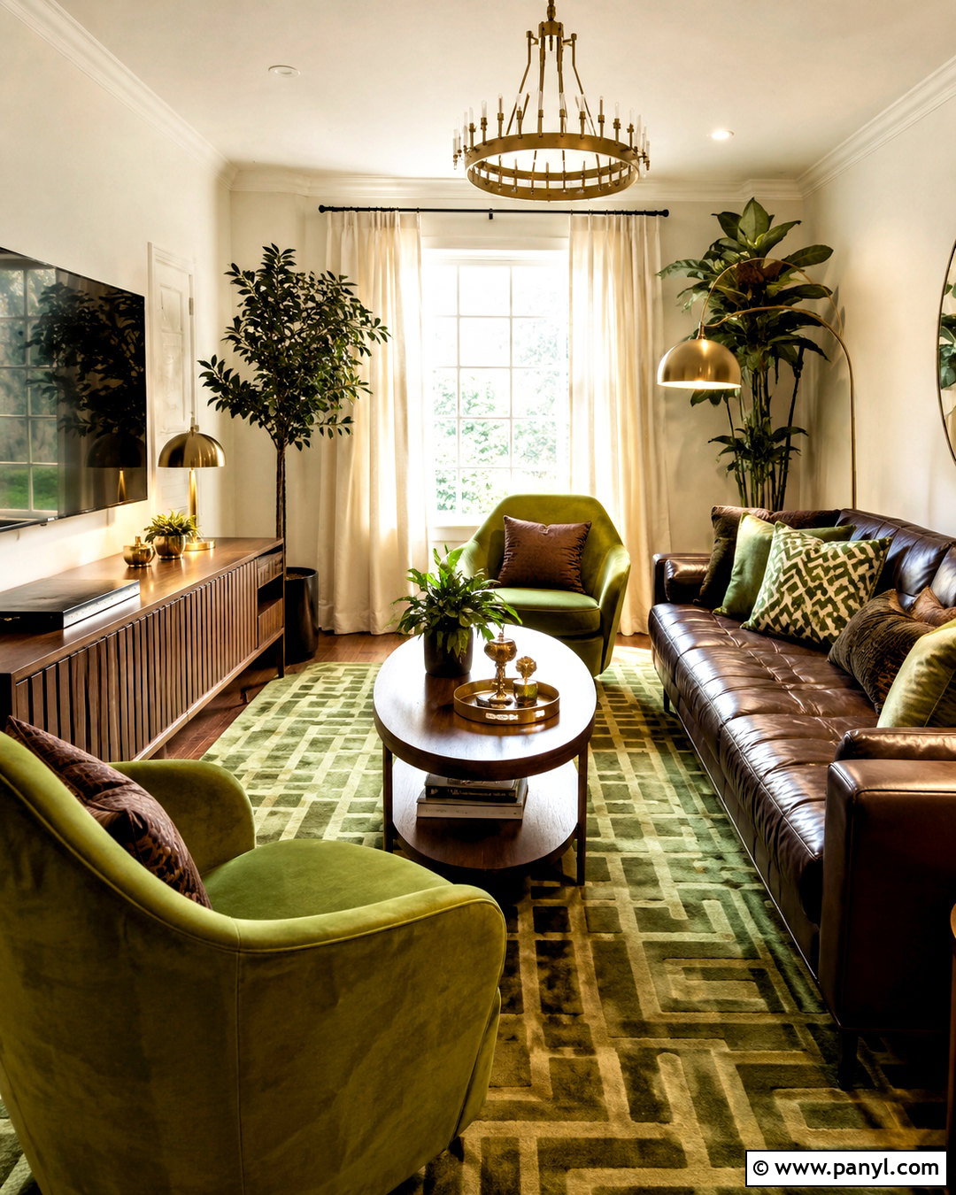 Lime Green And Chocolate Brown Living Room - 20 lime green color scheme ideas
