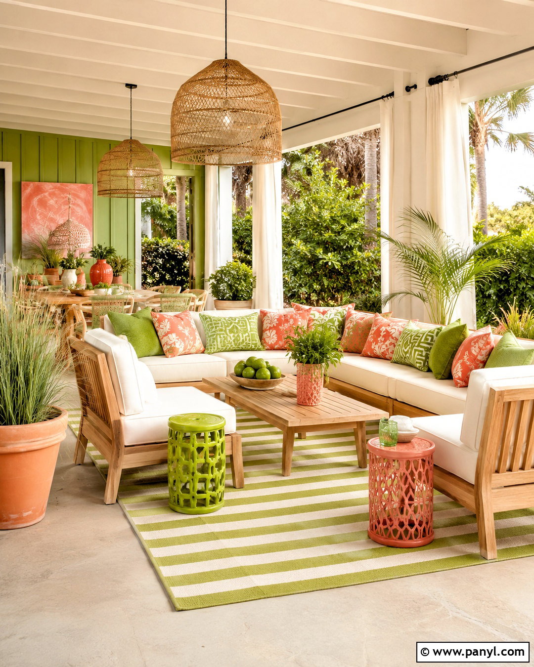 Lime Green And Coral Color Palette - 20 lime green color palette ideas