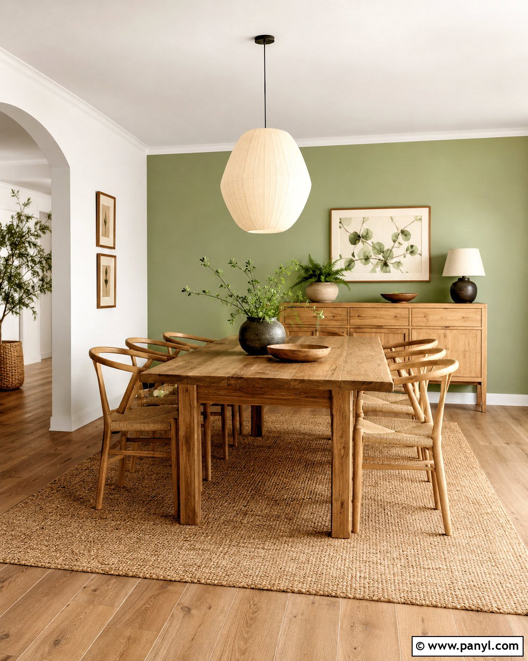 Lime Green And Natural Wood Dining Room - 20 lime green color scheme ideas