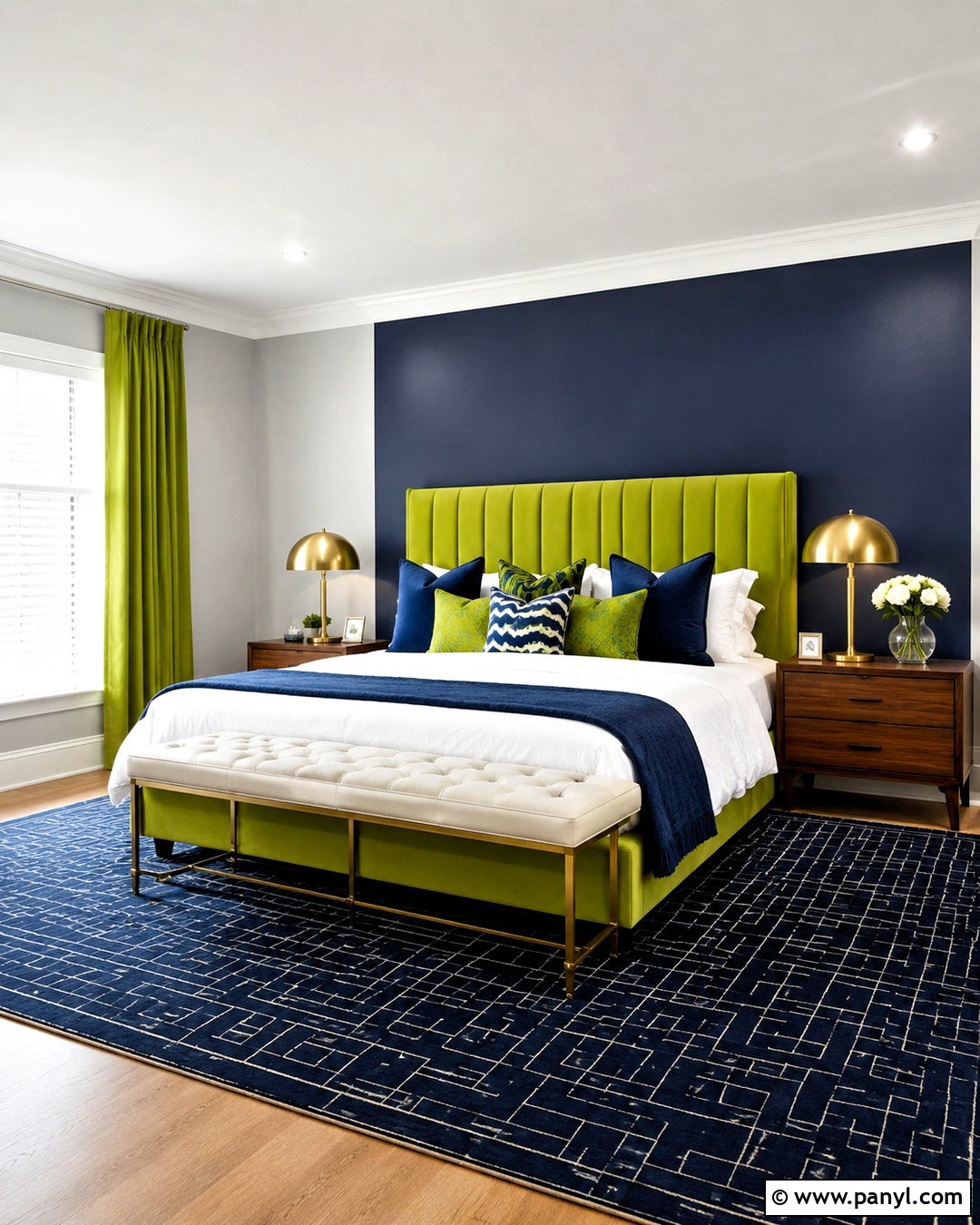 Lime Green And Navy Bedroom - 20 lime green color scheme ideas