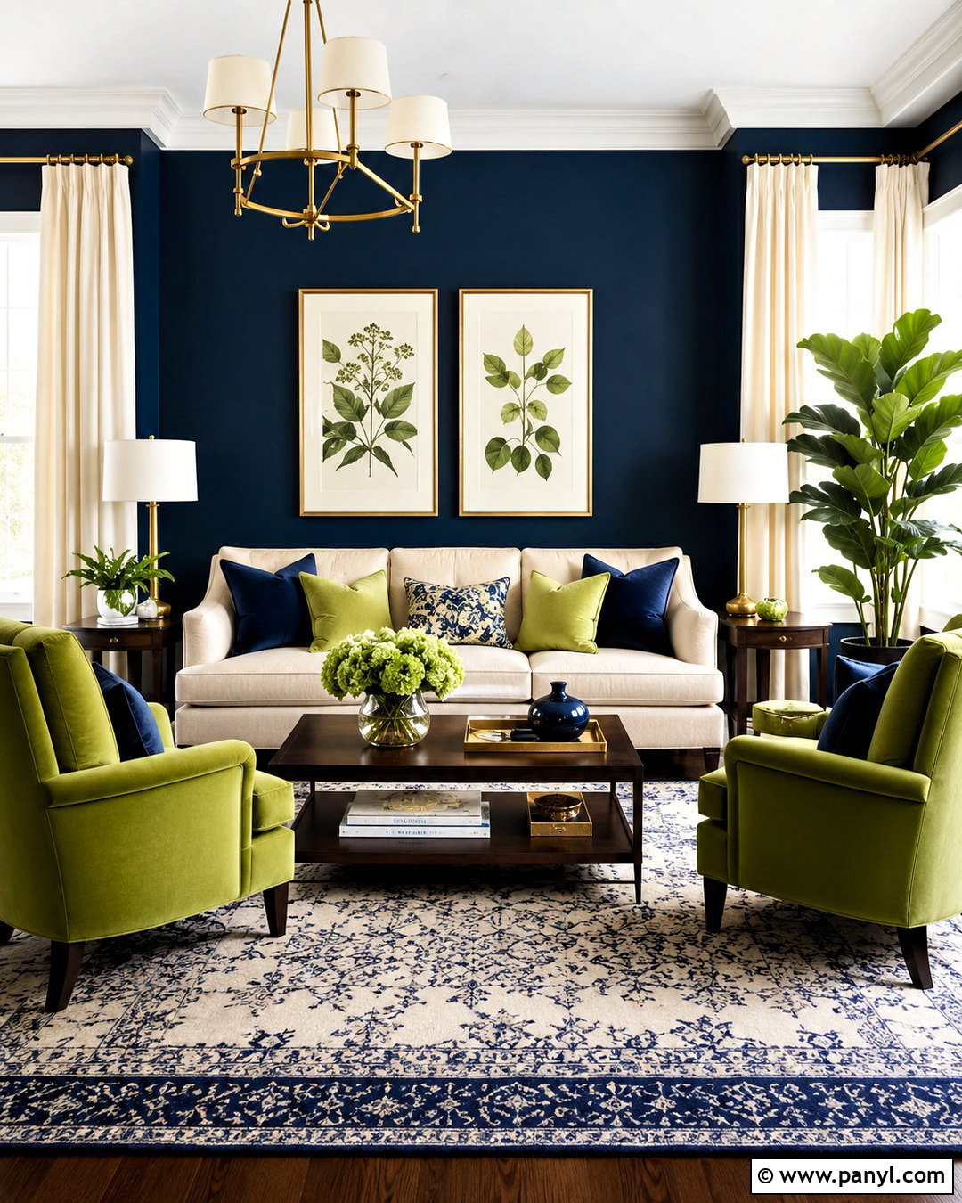 Lime Green And Navy Blue Color Palette - 20 lime green color palette ideas