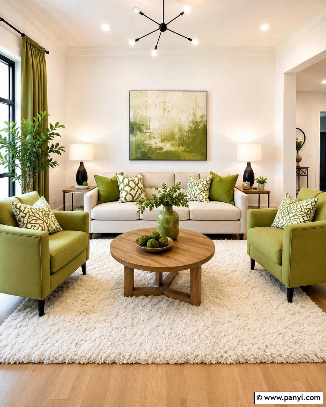 Lime Green And White Living Room - 20 lime green decor ideas