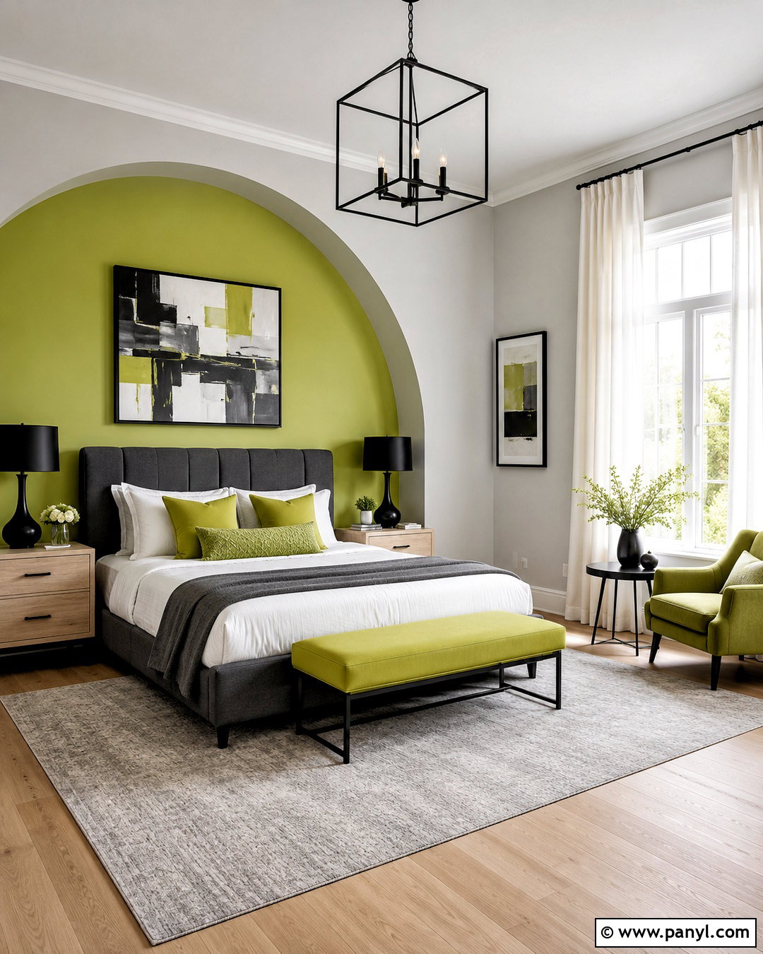 Lime Green Bedroom With Gray Accents - 20 lime green room ideas bedroom ideas