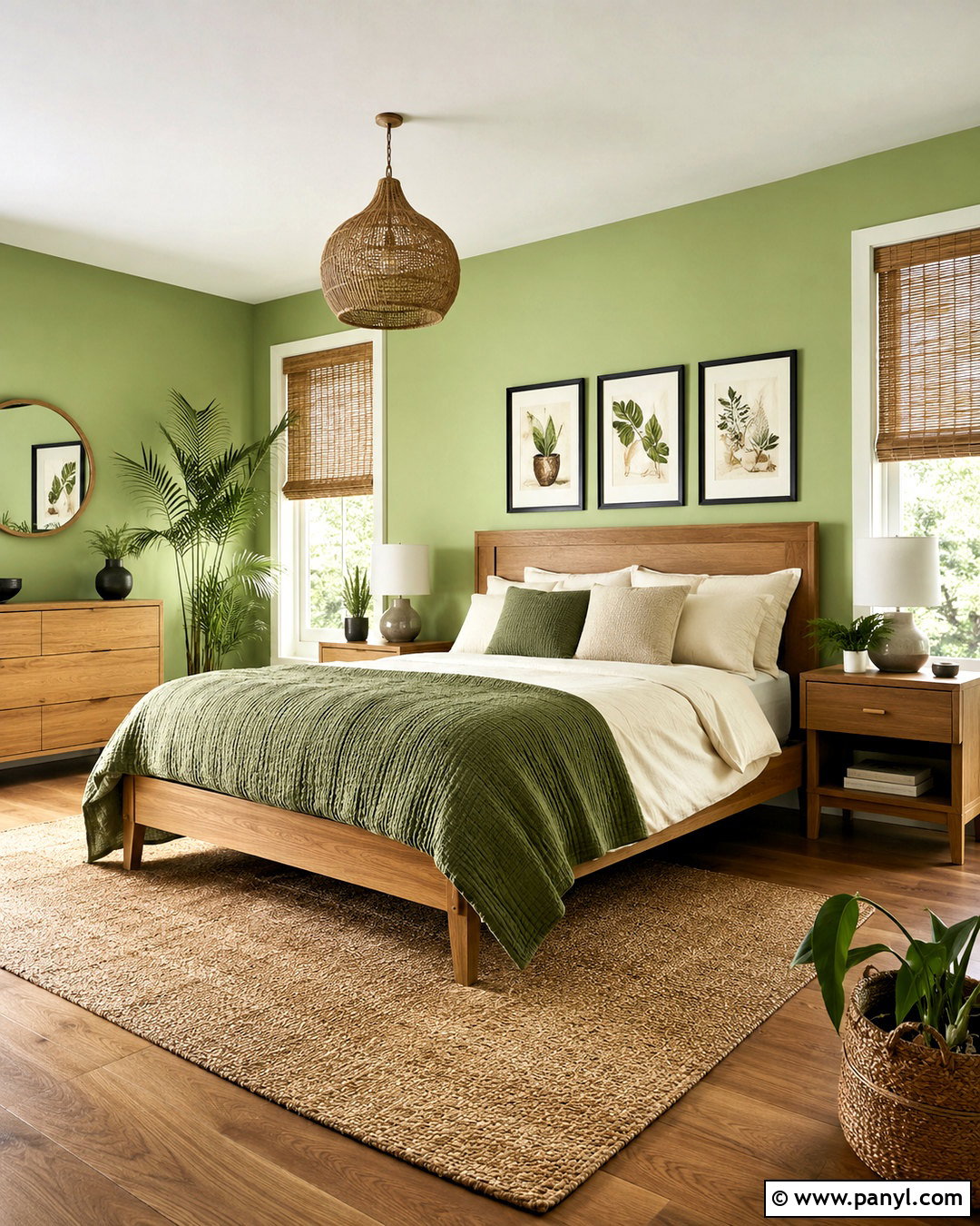 Lime Green Bedroom With Natural Wood - 20 lime green room ideas bedroom ideas