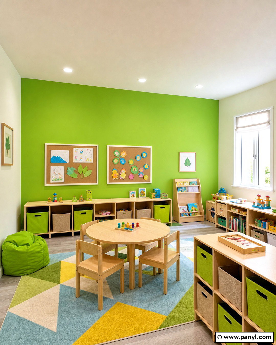 Lime Green Playroom - 20 green room colors