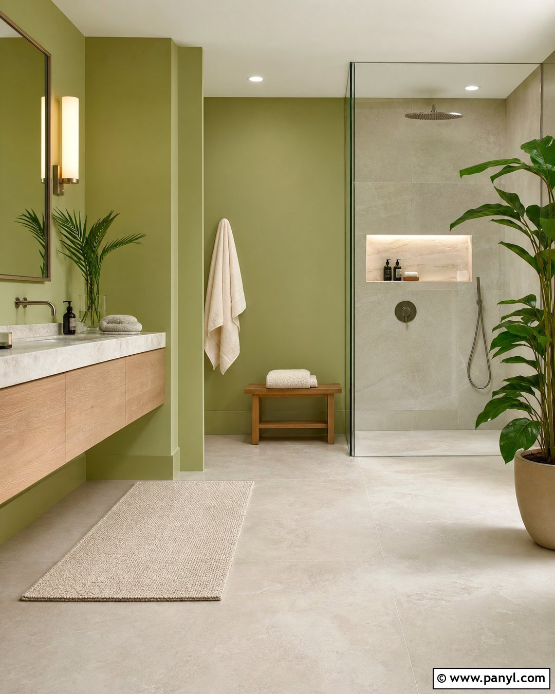 20 Lime Wall Bathroom Ideas: Spa-Like Style for Small Spaces