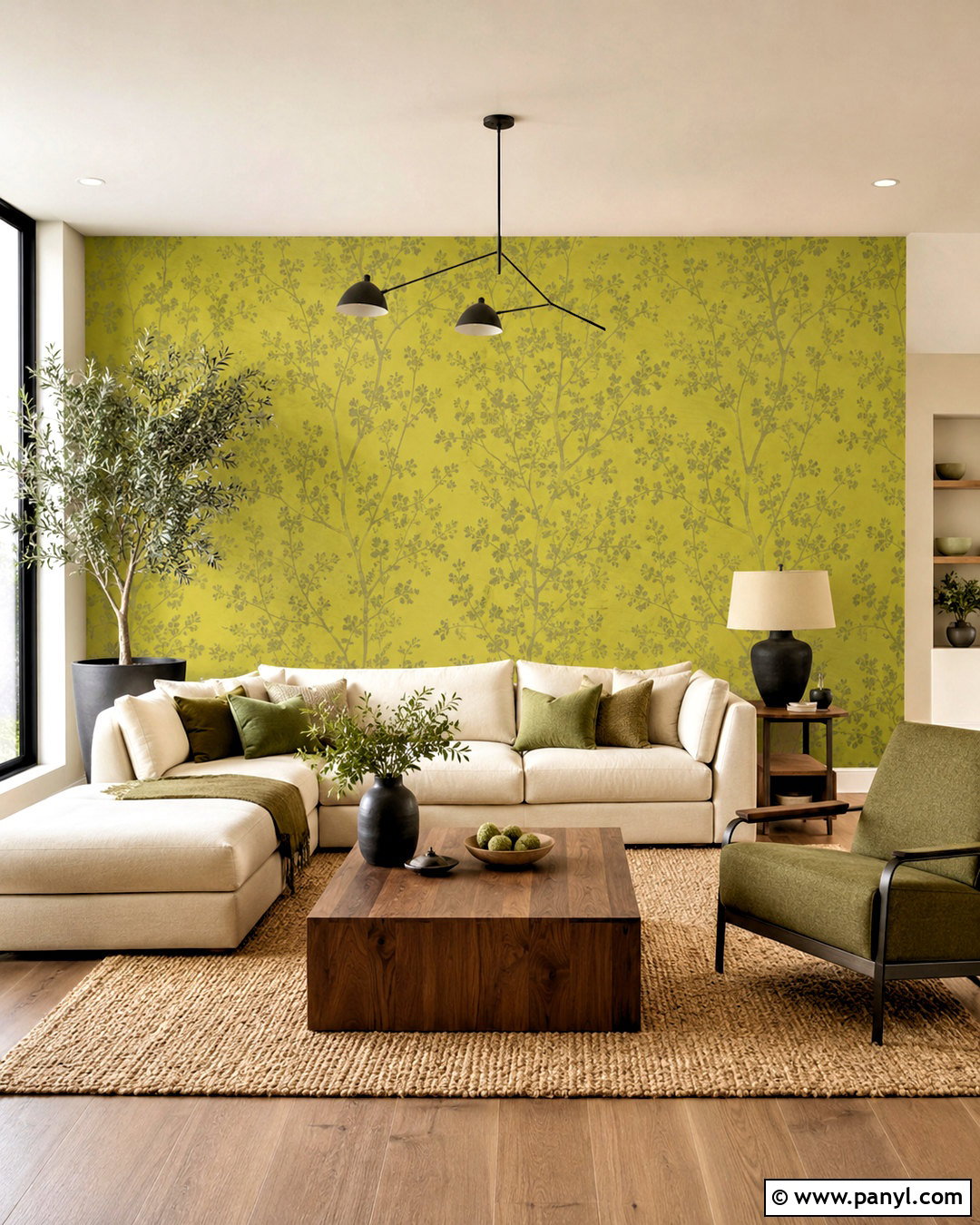 Lime Green Wallpaper Accent Wall - 20 lime green wallpaper ideas