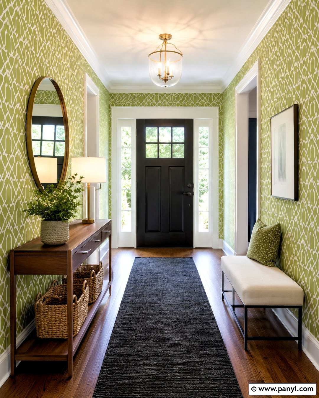 Lime Green Wallpaper Entryway - 20 lime green wallpaper ideas