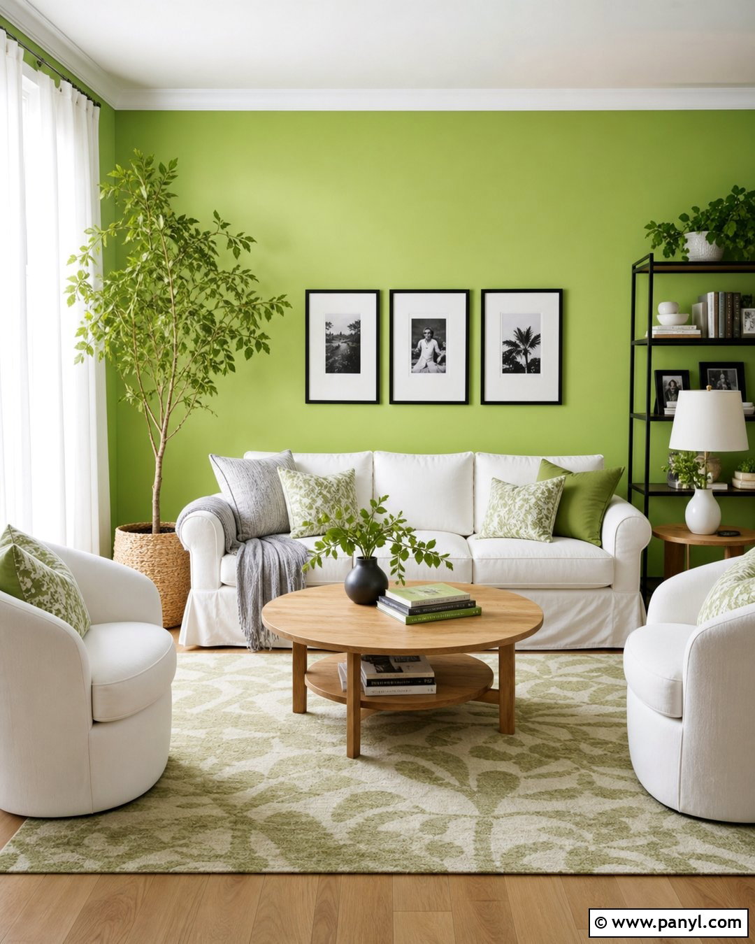 Lime Green Walls With White Furniture - 35 Lime Green Walls